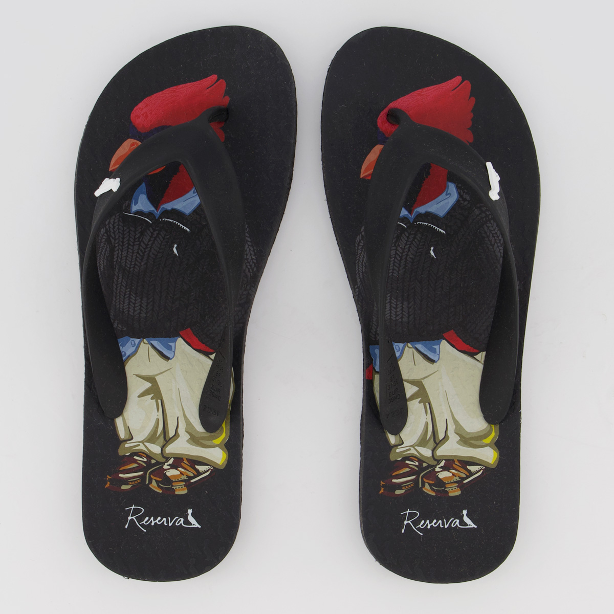 Chinelo Reserva Mascote Preto