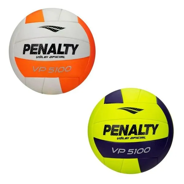 Kit 2 Bola de Vôlei Vp 5100 Xxvi Oficial Performance Alto Nível Roxo e Laranja Penalty Kit 2 Bola de Vôlei Vp 5100 Xxvi Oficial Jogo Roxo e Laranja Penalty