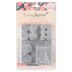 Kit Protetor Adesivo Feltro 33 Peças LM2096 - honeyhome