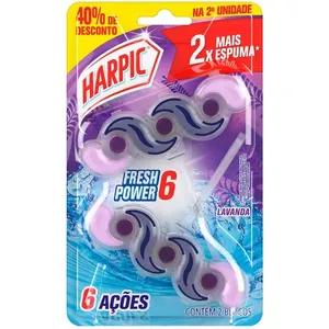 Bloco Sanitário Harpic Lavanda 35G
