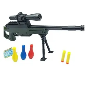 Arma de Brinquedo Fuzil M16 Gel Tiro ao Alvo com Acionamento Automático e Alvos Eletrônicos Preto, Vinho, Verde Arma de Brinquedo Fuzil M16 Gel Tiro ao Alvo com Efeitos Sonoros e Bolinhas de Gel Preto, Vinho