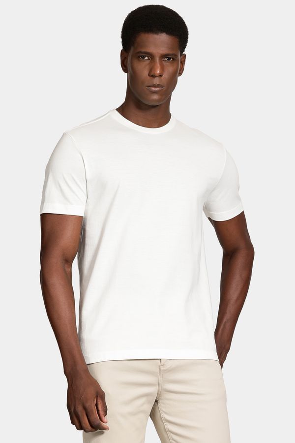 Camiseta Manga Curta Malha Quadrile Off White - P