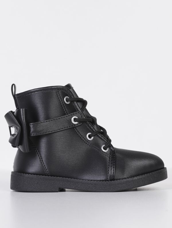 Bota Molekinha Infantil Para Bebê Menina - PRETO 19