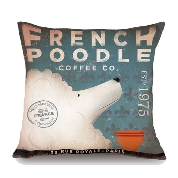 Almofada Poodle French