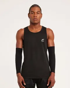 Regata Masculina Esportiva Básica Lisa Preta G