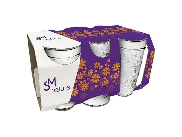 Jogo de Copos 270ml SM Nature 6 Peças Ref.J1260201304831 Nadir