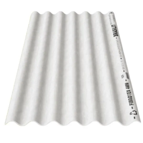 Telha De Fibrocimento Fibrotex Brasilit Cinza 244x50x0,4cm (MP) Telha De Fibrocimento Fibrotex Brasilit Cinza 244x50x0,4cm (MP)