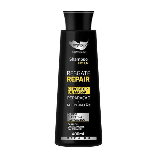 Shampoo Vizzage Resgate Repair 400ml