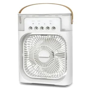Climatizador Portátil 4 em 1: Ventilador, Umidificador, Aromatizador e LED
