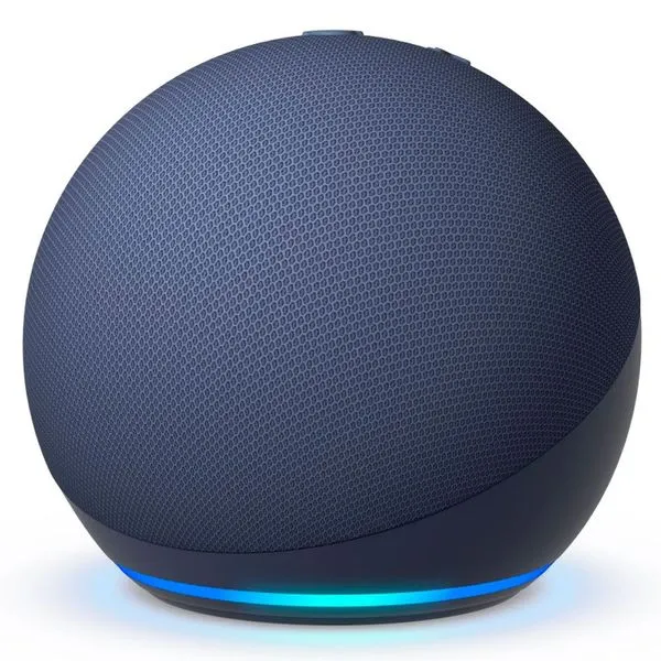 Assistente De Voz Alexa Echo Dot 5° Geração Amazon Azul B09B8QFYZ2 (MP)