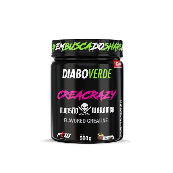 Creacrazy Mansão Maromba Pina Colada Diabo Verde 500g