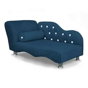 Caminha Mini Poltrona Divã Strass para Pet Loja Sheep Veludo Azul Marinho 37x62x47cm 1 Unidade Caminha Divã Strass para Cães e Gatos Loja Sheep Veludo Azul Marinho 37x62x47cm