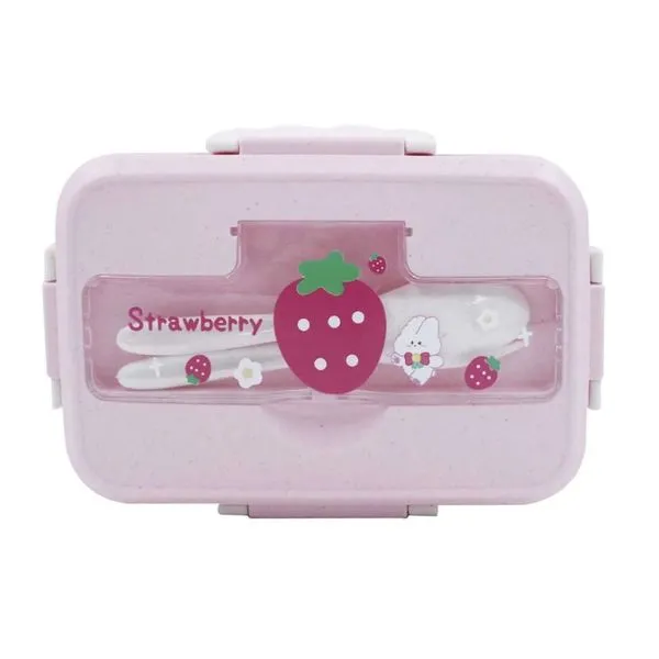 Marmita Interponte Strawberry Com Talheres HU55758 (MP)