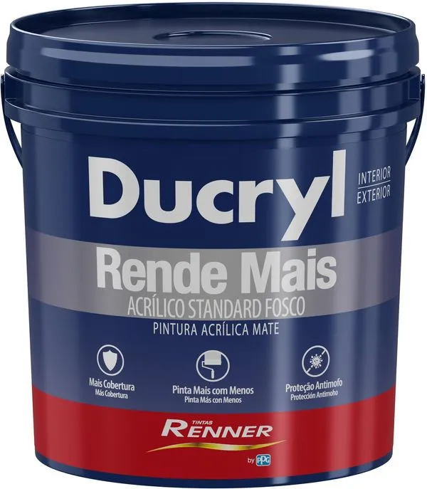 Tinta Acrílica Renner Ducryl Fosco Marfim 4705 18L