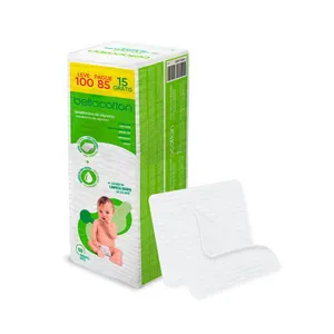 Algodao Quadrado Bella Cotton Baby c/ 100 Unidades