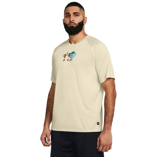 Camiseta Masculina Under Armour Artist Series Green Machine G Bege