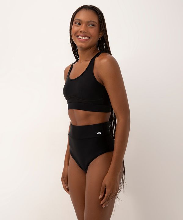 calcinha hot pant com bolso esportivo preto P