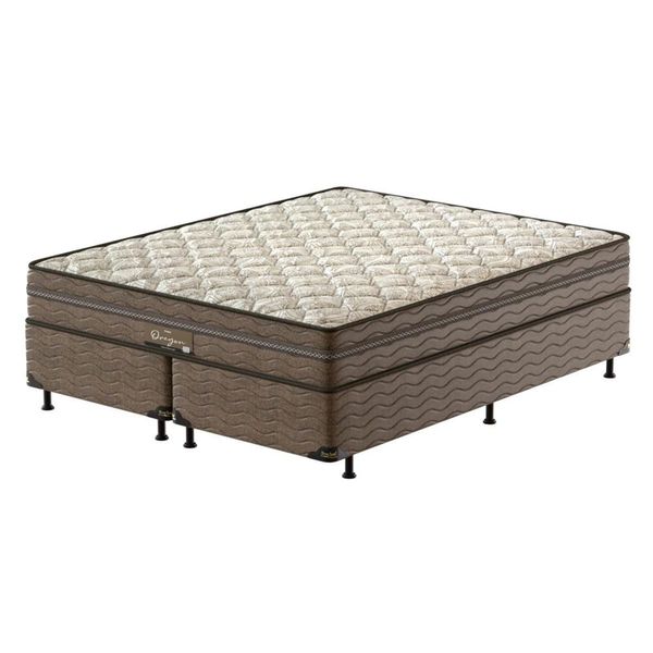 Cama Box Queen Size Probel Óregon com Euro Pillow e Molas Prolastic 62x158x198 cm n/a
