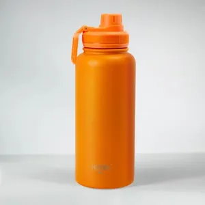 Garrafa Térmica H1L Laranja Hiddra 1000ml
