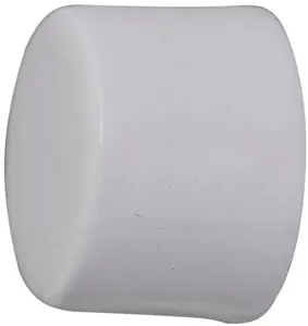 Tampa Para Varão de Cortina Couselo 28mm Branco