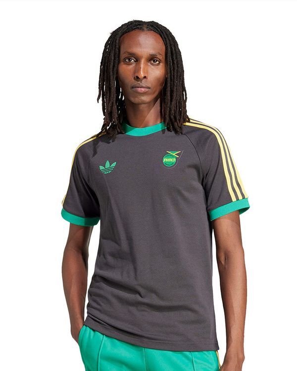 Camiseta adidas Adicolor Jamaica 3 listras Masculina - PP