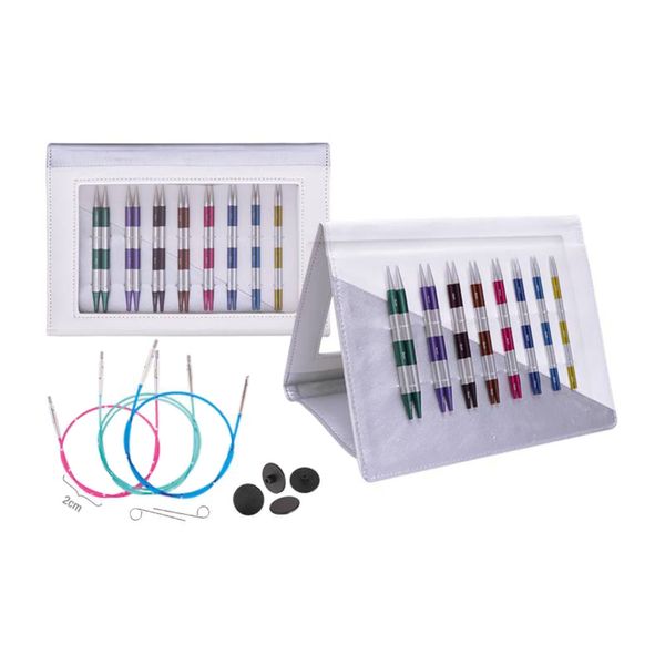 Kit de Agulhas para Tricô KnitPro SmartStix Circulares 25Pçs