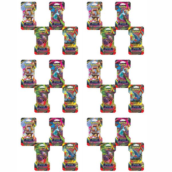 Pokémon TCG Box 24 Boosters Fogo Fantasmagorico Megaevolução