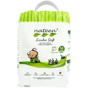 Fralda-Calça Pediátrica Nateen Soft M 22 unidades