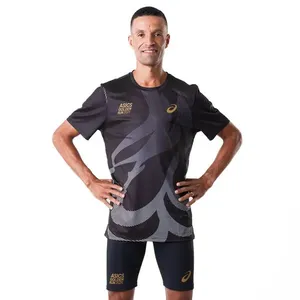 Camiseta ASICS Golden Run Performance - Masculino - Preto - tam: P