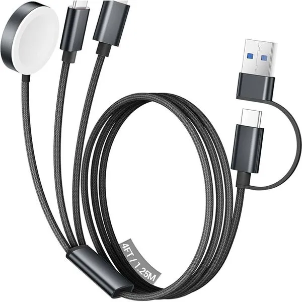 Cabo Temdan Usb-C/A Para Iphone Preto A-BI