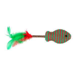 Brinquedo Peixinho com Catnip e Penas Home Pet Único