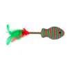 Brinquedo Peixinho com Catnip e Penas Home Pet Único