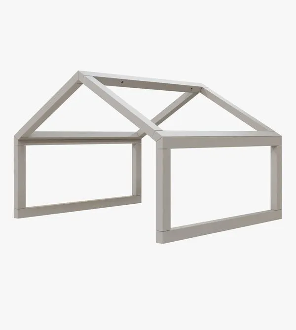 Casinha para Cama Papaya Cia do Móvel - Cinza Cinza