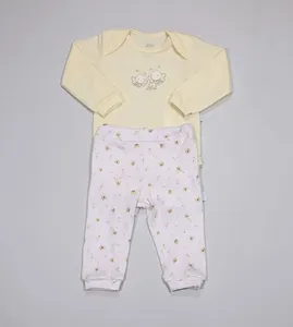 Conjunto Body Abelhinhas Amarelo - M