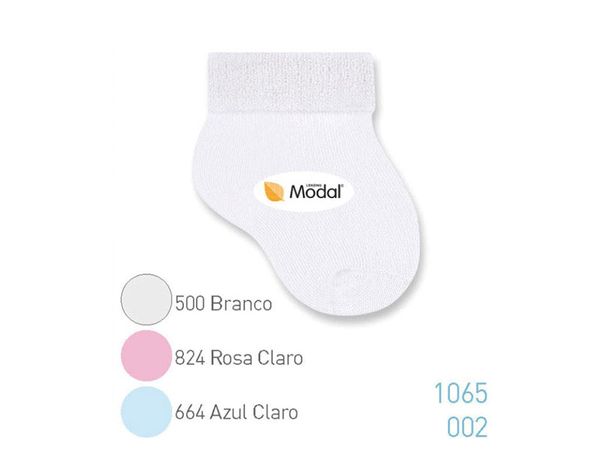 Meia Infantil Bibi Branca - 716275 0/5