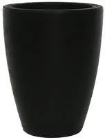 Vaso Decorativo Vasart Malta Cone Preto 25x32cm