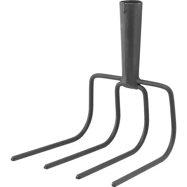 Forcado curvo sem cabo, 4 dentes - VONDER