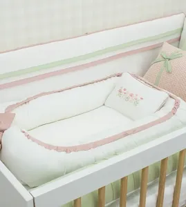 Ninho Mini Berço Jardim Rosa