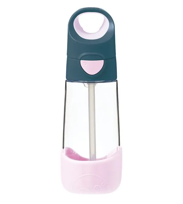 Garrafa Tritan Canudo Indigo Rose 450ml Bbox Rosa