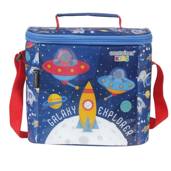 Lancheira Infantil Menino Soft Astronauta Galaxy Explorer