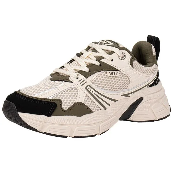 Tênis Feminino Chunky Via Marte 369001 BEGE/VERDE 36