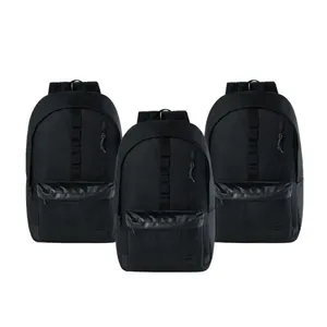 Kit com 3 Mochilas com Porta Notebook BG Net Preta 022662545800102266254580010226625458001