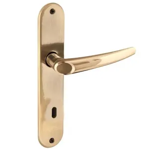Fechadura Interna Joy 2700-46 083397 para Porta de Banheiro em Aço Bronze Latonado Aliança Importação Fechadura Interna Joy 2700-46 083397 para Banheiro em Aço Bronze Latonado Aliança Importação