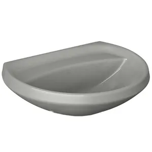 Lavatório Ravena Izy 455x360mm Cinza - L.915.87 - Deca Lavatorio Ravena-izy 455x360mm Cz-87 Dec L.915.87