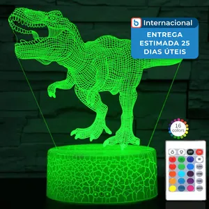Luminária Ichony 3D Dinossauro A-MBI