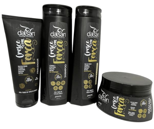 Kit Dalsan Tratamento Cabelo Cresce Com Força