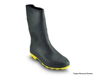 Bota Pega Forte Sola Amar Cano Medio 40 S/ Forro
