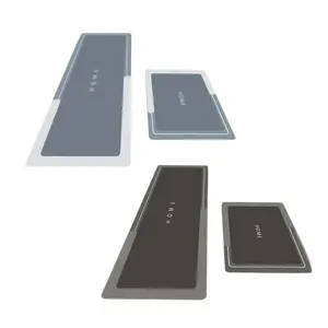 Kit Tapete e Passadeira Sortido Ambiente Super Absorvente Plástico PVC 2 Peças LM3592AMB - honeyhome