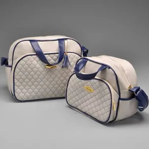 Kit Bolsa Com Trocador Pérola - 4725C Marinho Marinho