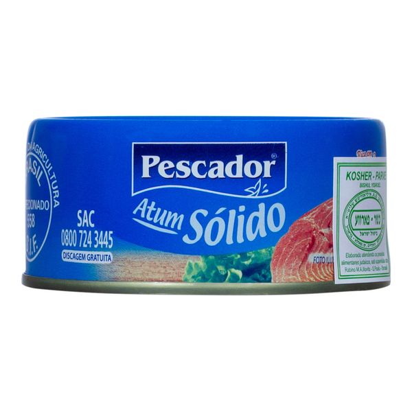 Atum Sólido ao Óleo Kosher Pescador 170g